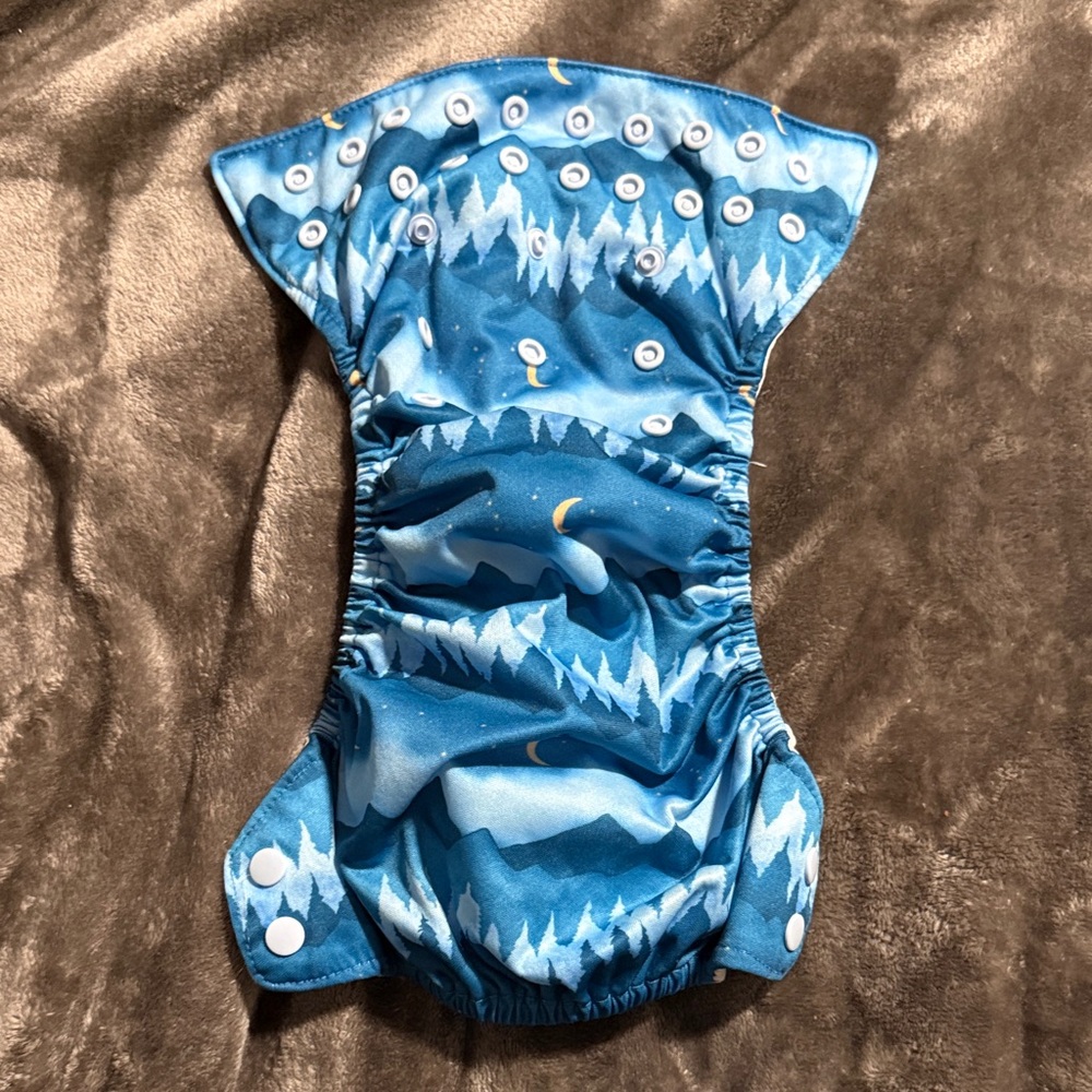 Thirsties AIO Natural Cloth Diaper- Mountain Moon (4 of 5)